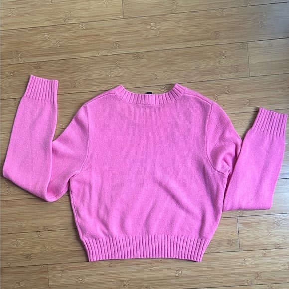 H&M Bright Pink Crew Neck Sweater - Picture 3 of 3